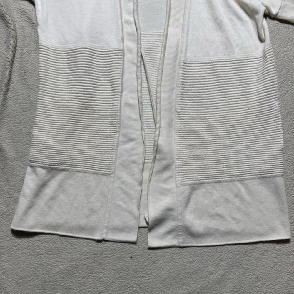 Lululemon Cardigan Womens Large Sit In Lotus Wrap II Merino Wool Split Back Rib - Picture 5 of 11